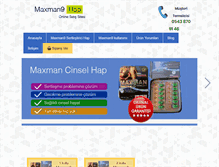 Tablet Screenshot of maxmanshop.com